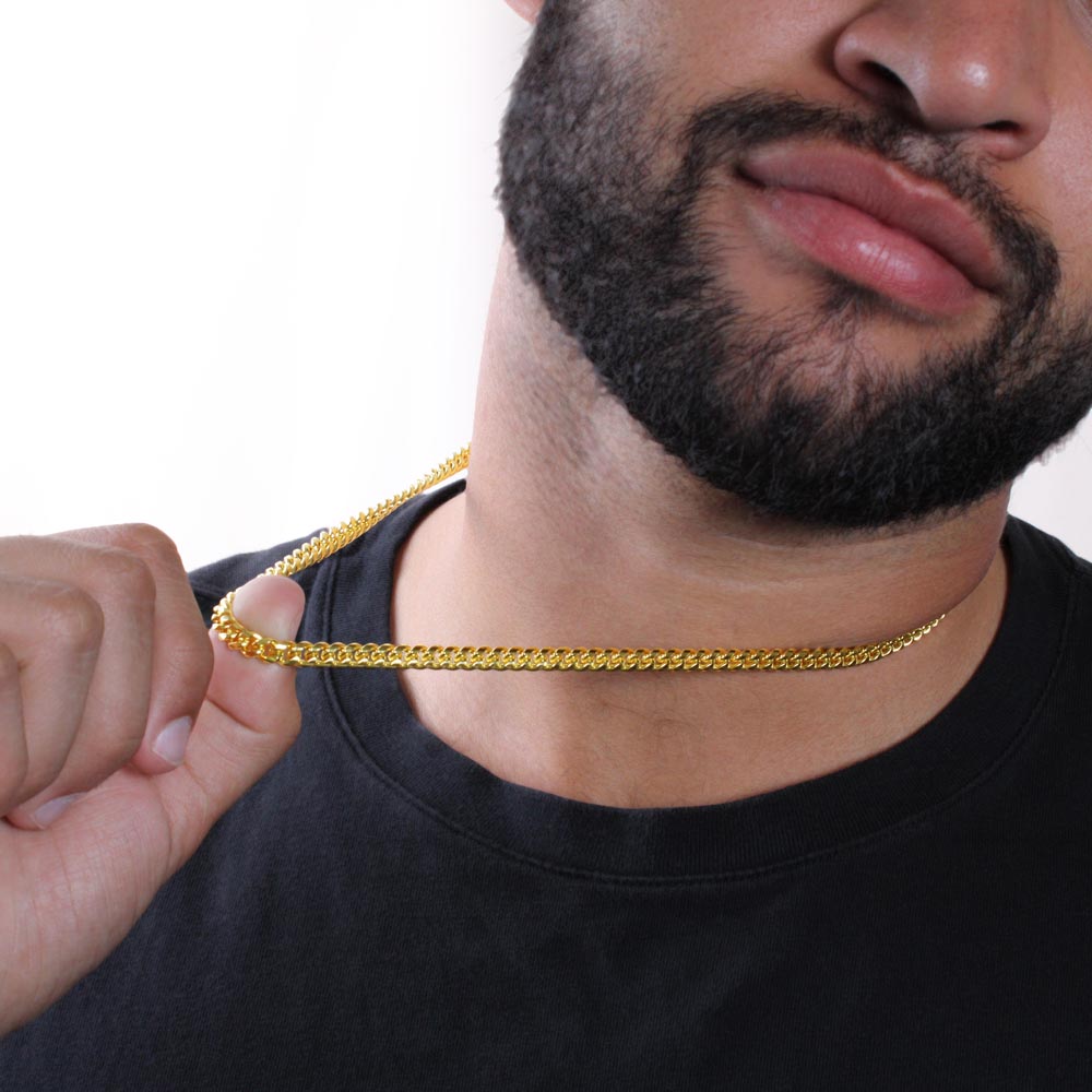 SON - MY PRINCE- CUBAN LINK CHAIN