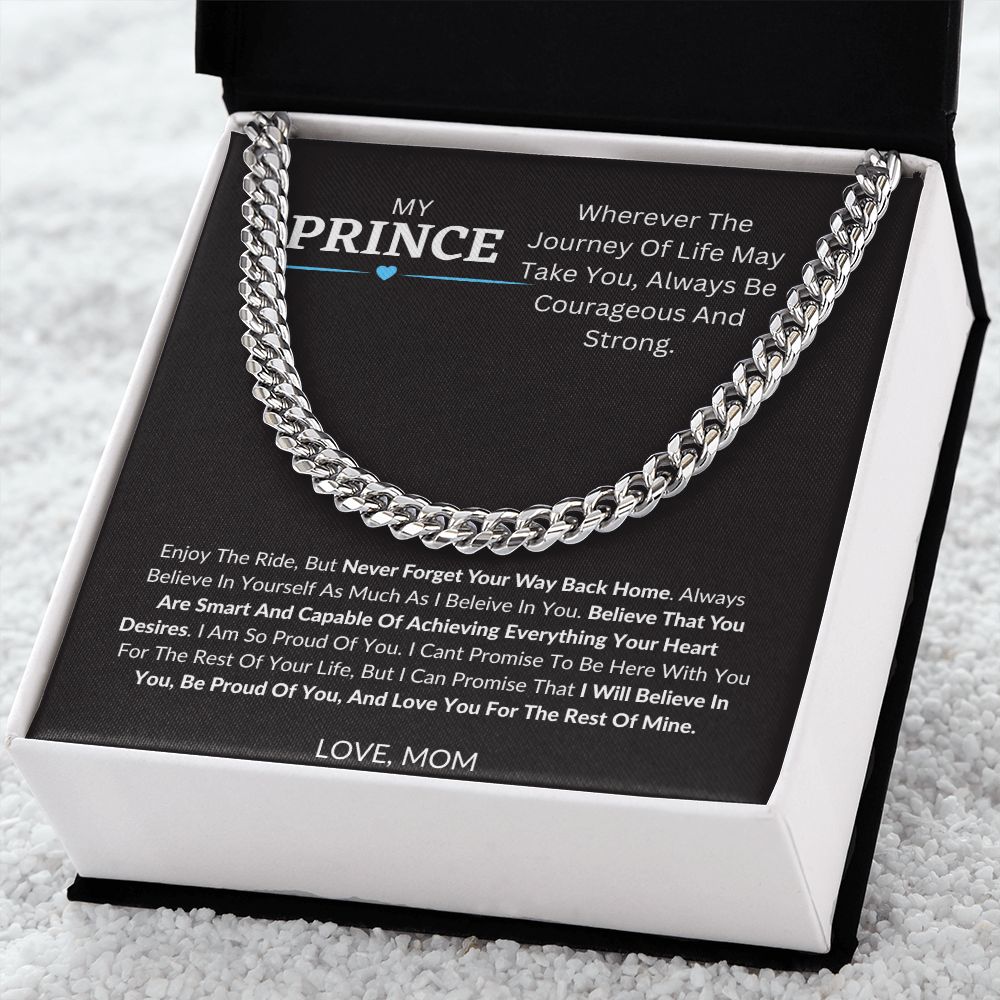 SON - MY PRINCE- CUBAN LINK CHAIN