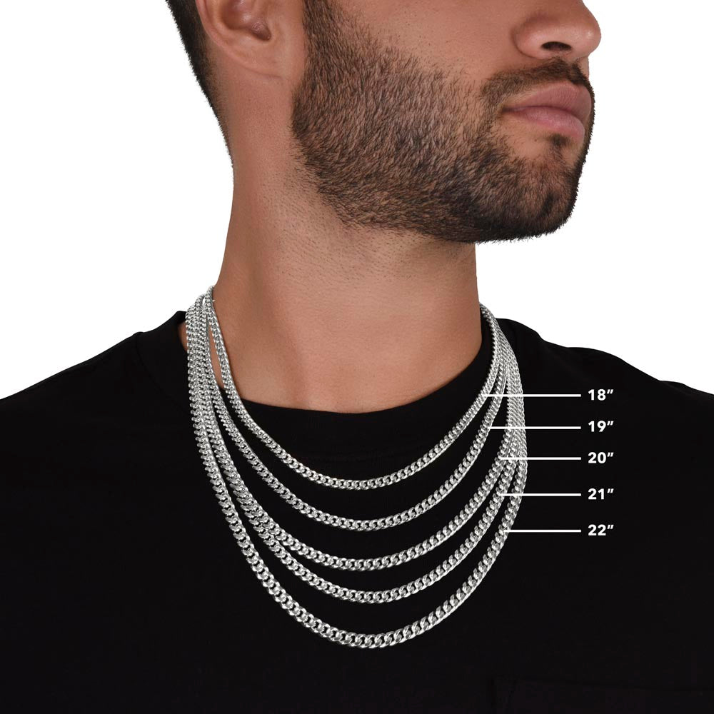 SON - MY PRINCE- CUBAN LINK CHAIN