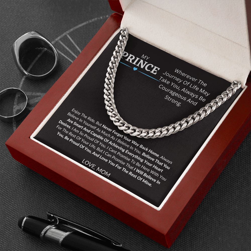 SON - MY PRINCE- CUBAN LINK CHAIN