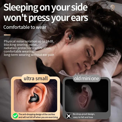 Invisible Sleep Wireless Bluetooth Earphone