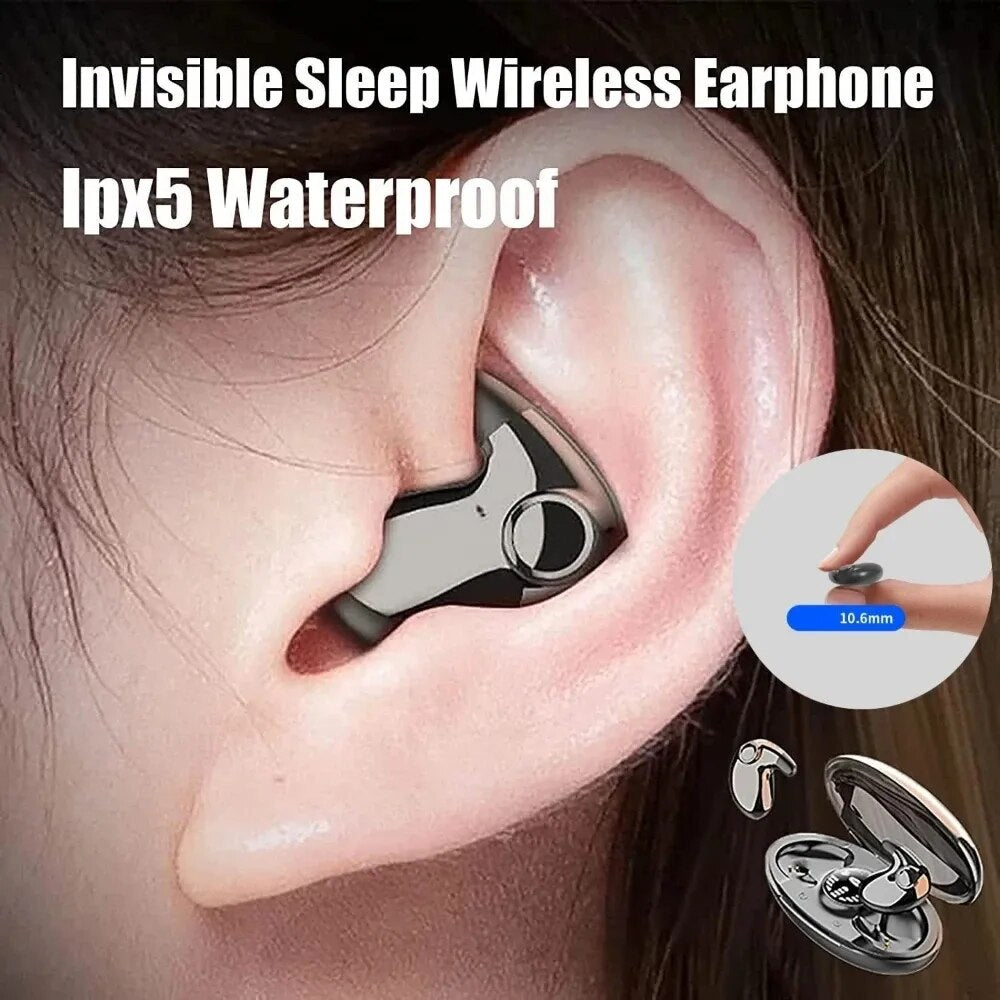 Invisible Sleep Wireless Bluetooth Earphone