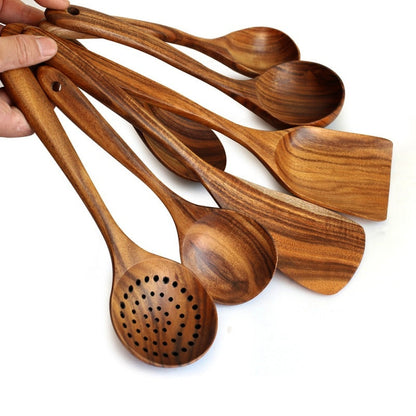 🌟 Teak Wood Kitchen Utensils: Elevate Your Culinary Experience! 🍴