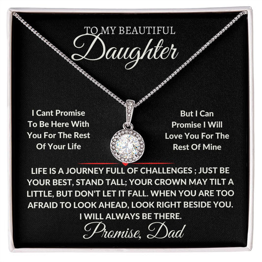 DAUGHTER - PROMISE, DAD -  ETERNAL HOPE NECKLACE