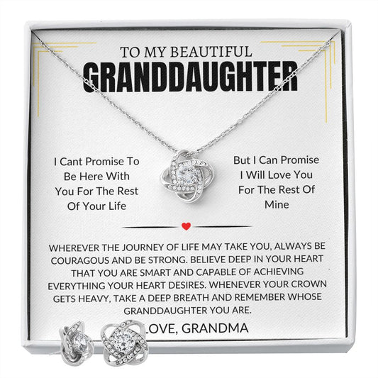 To My Beautiful Granddaughter-Whenever Your Crown Gets Heavy-Love Knot