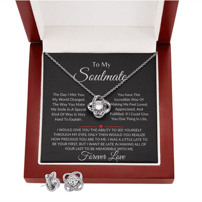 To My Soulmate- If I Could Give You One Thing In Life-Love Knot