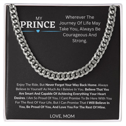 SON - MY PRINCE- CUBAN LINK CHAIN
