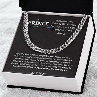 SON - MY PRINCE- CUBAN LINK CHAIN