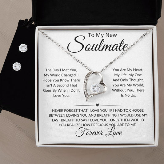 NEW SOULMATE - THEN YOU WOULD REALIZE HOW PRECIOUS YOU ARE TO ME - FOREVER LOVE NECKLACE